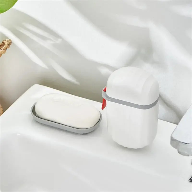 boite porte savon voyage blanc