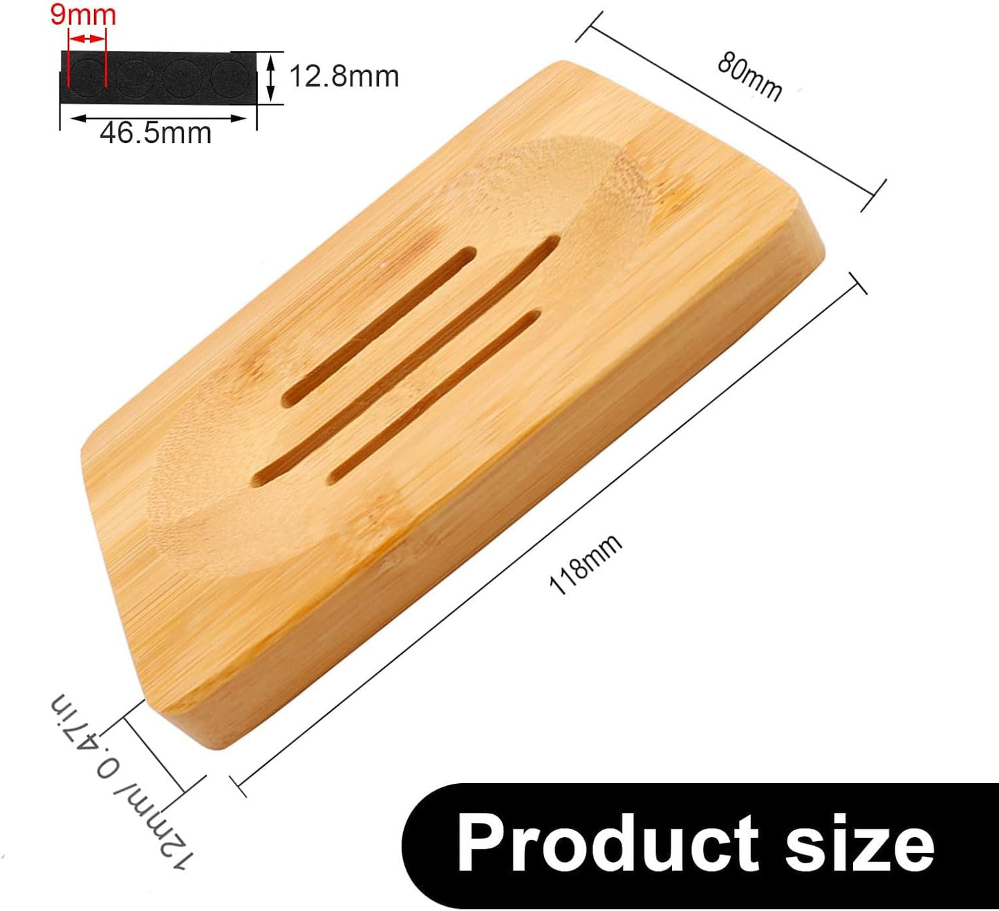 mini porte savon bois
