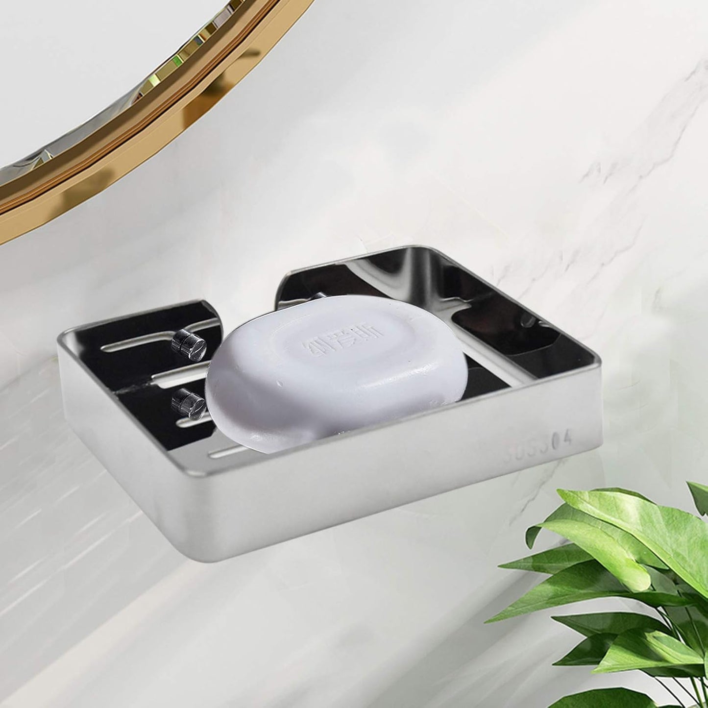 porte savon a ecrou inox mural