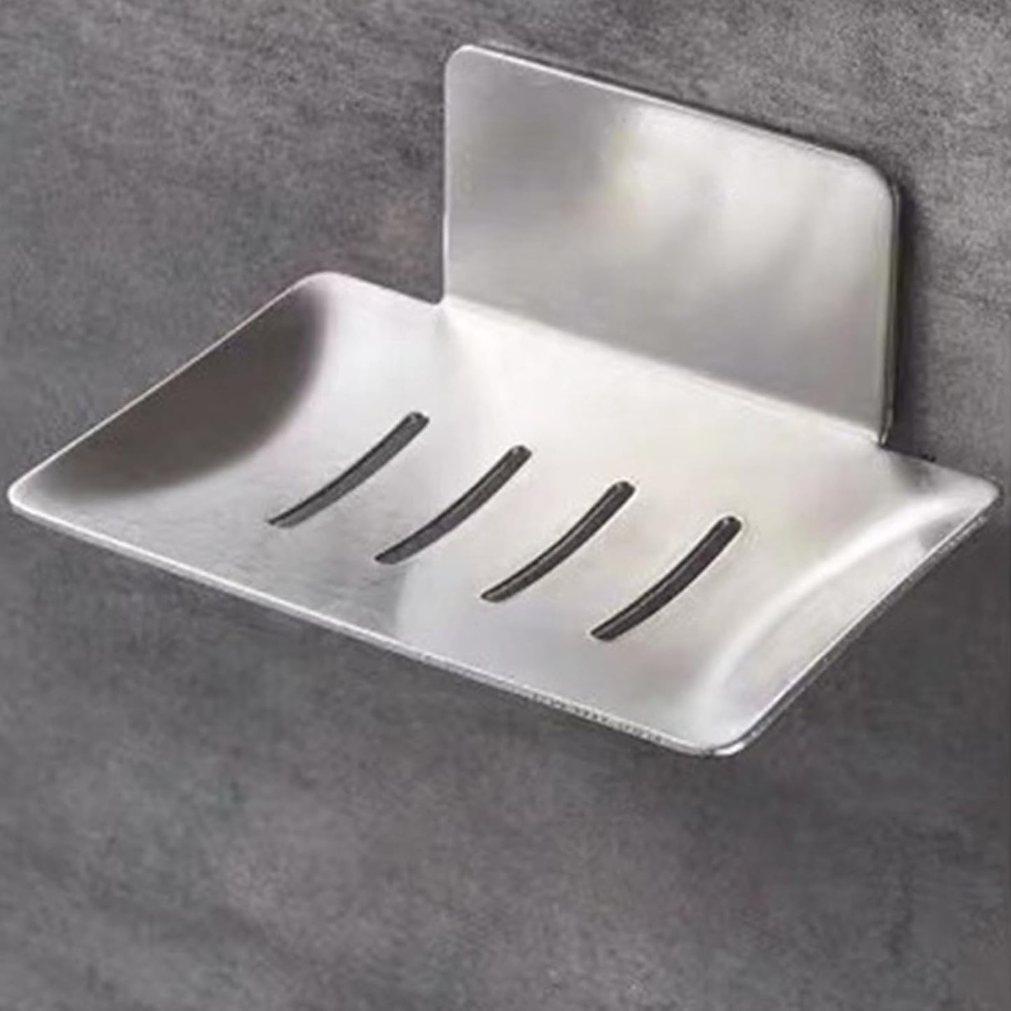 porte savon chrome mural inox