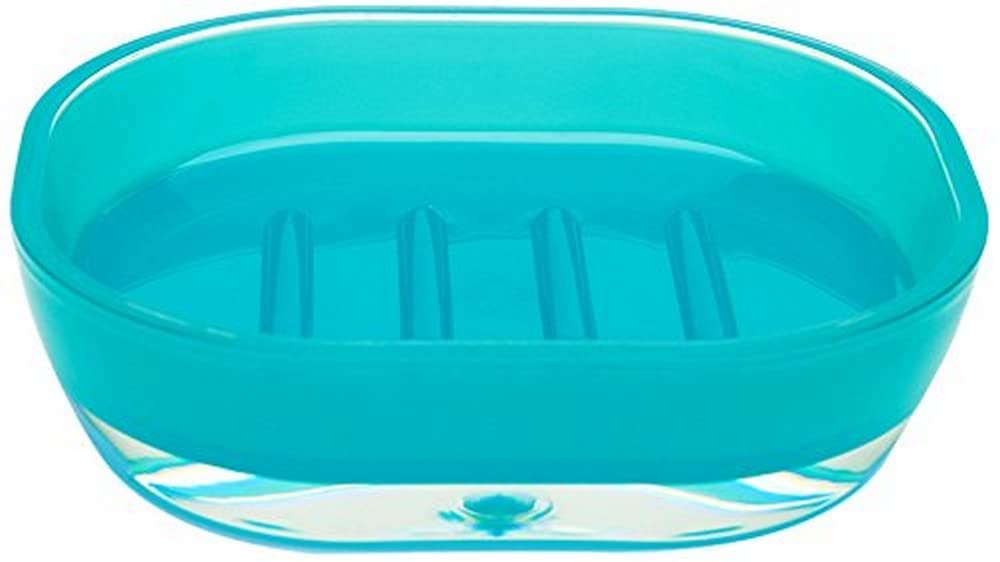 porte savon colore bleu