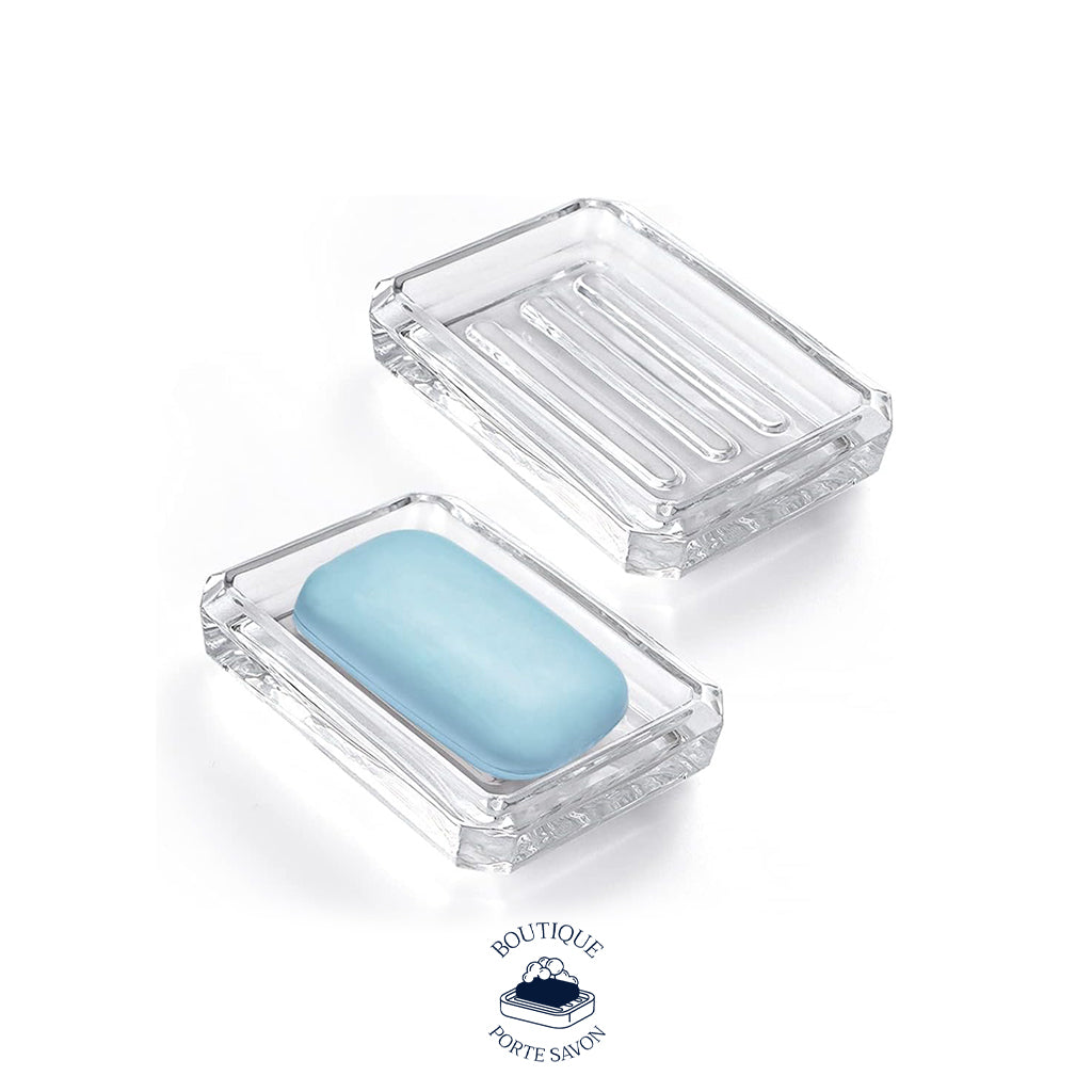 porte savon cristal