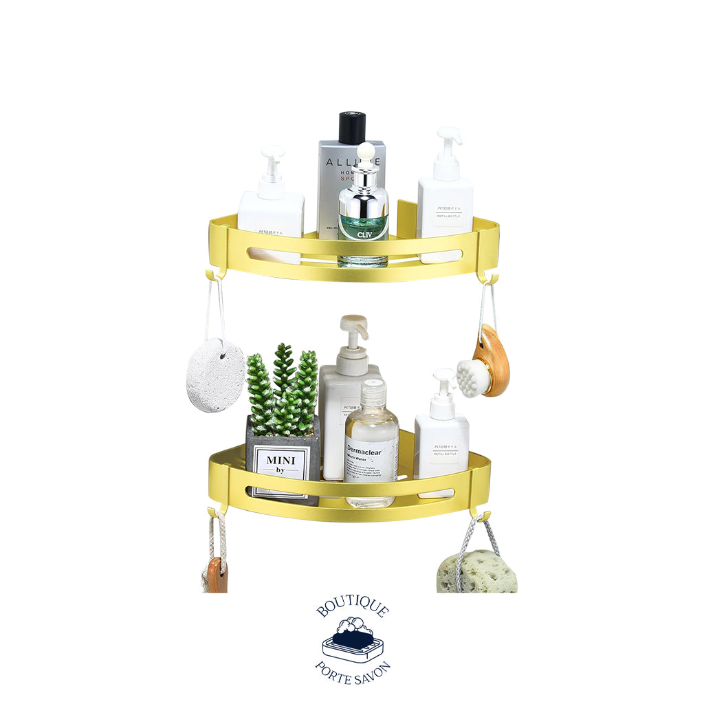 porte savon dore