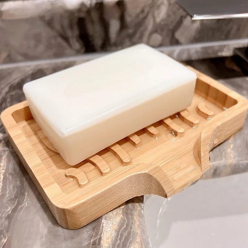 porte savon en bois artisanal