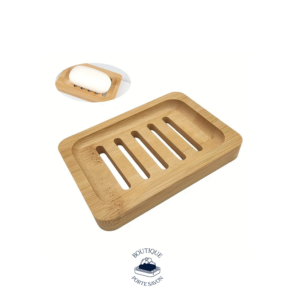 porte savon en bois naturel