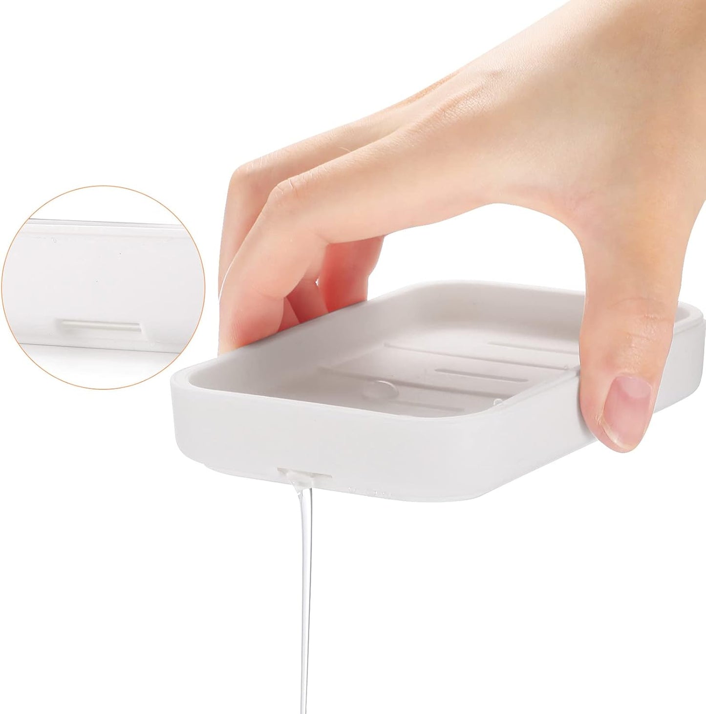 porte savon enfant blanc