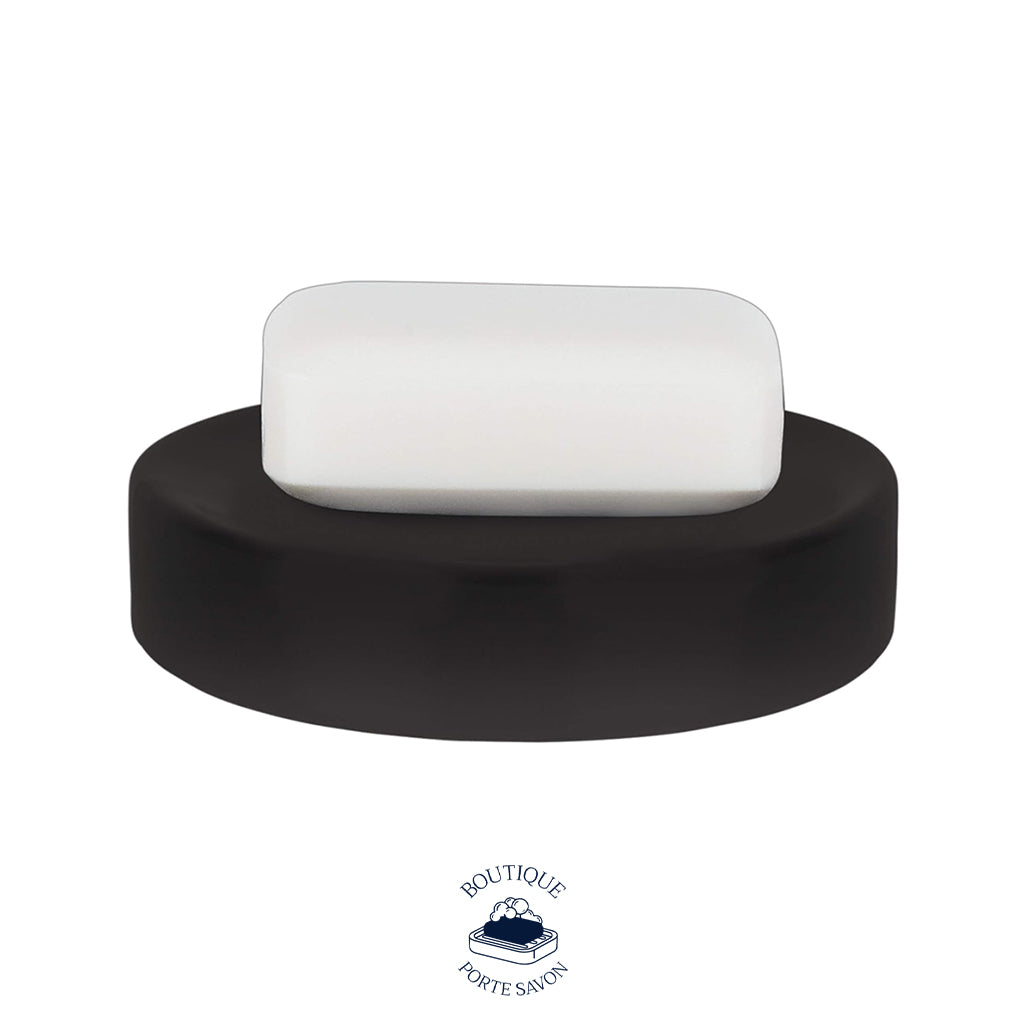 porte savon noir mat