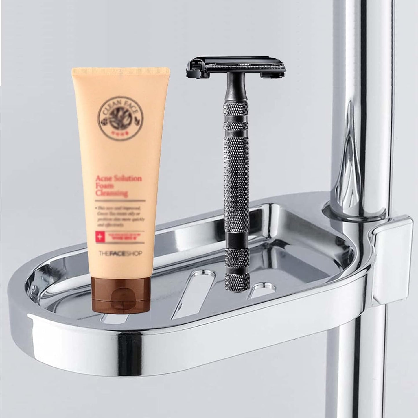 porte savon tige douche