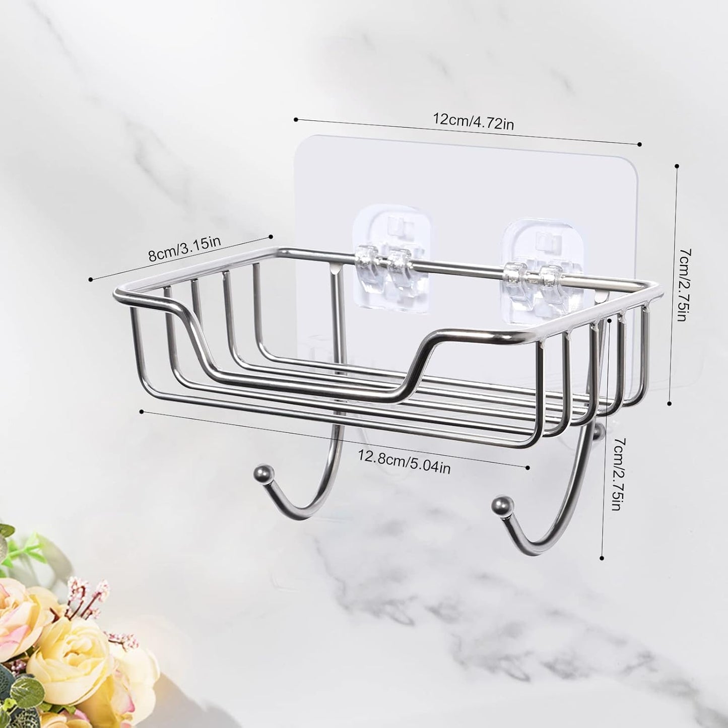 porte savon toilette ventouse dimension