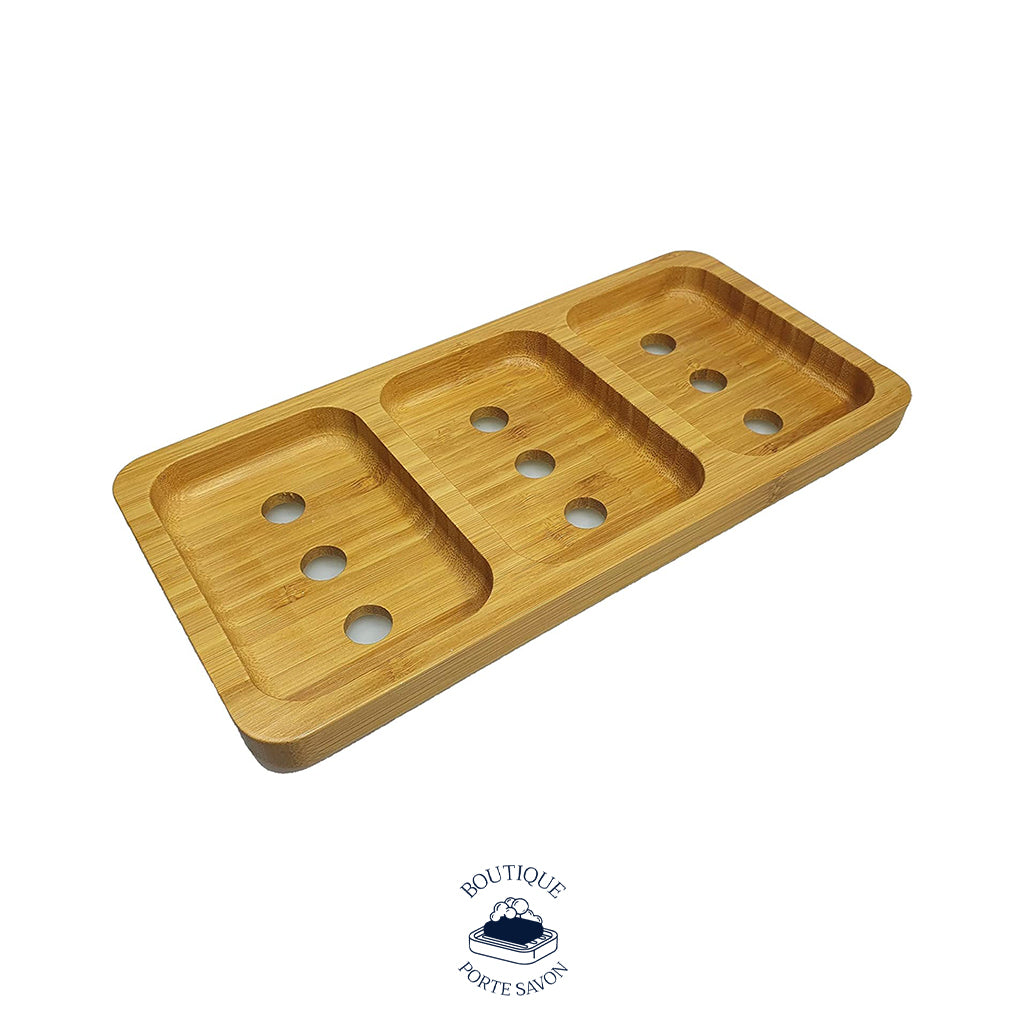 porte savon triple