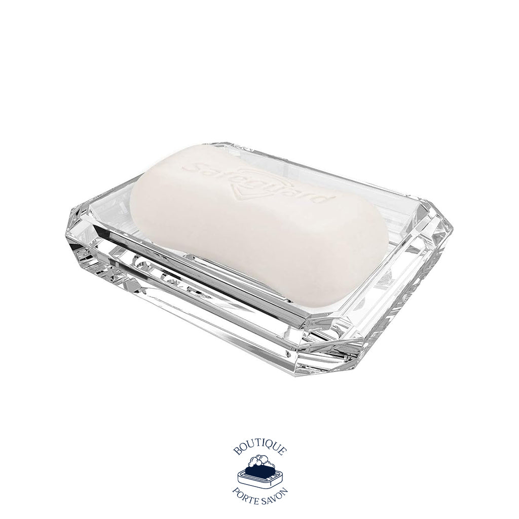 porte savon verre
