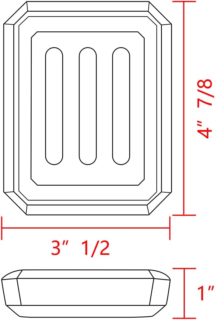 porte savon verre dimension