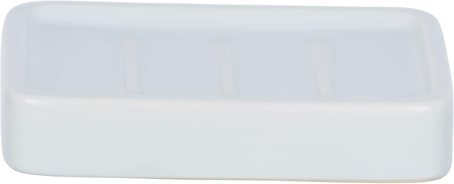 porte savon wc blanc