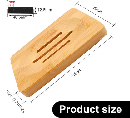 mini porte savon bois