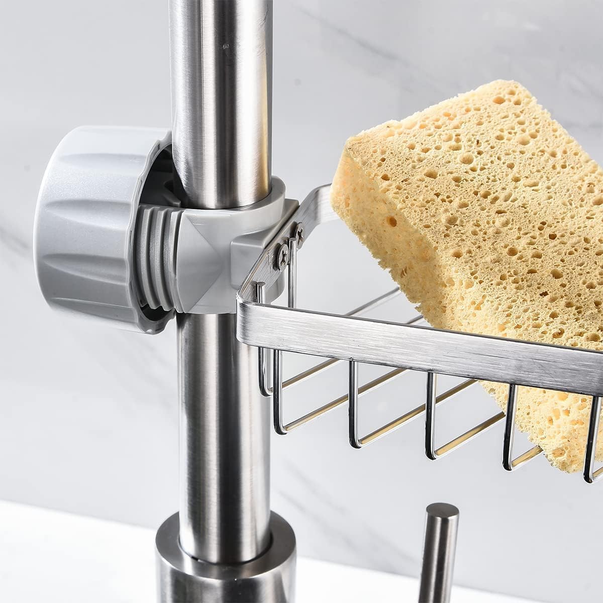 porte savon adaptable sur barre de douche salle de bain
