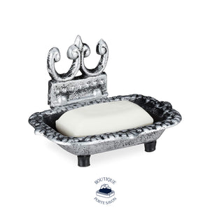 porte savon baignoire ancienne argent