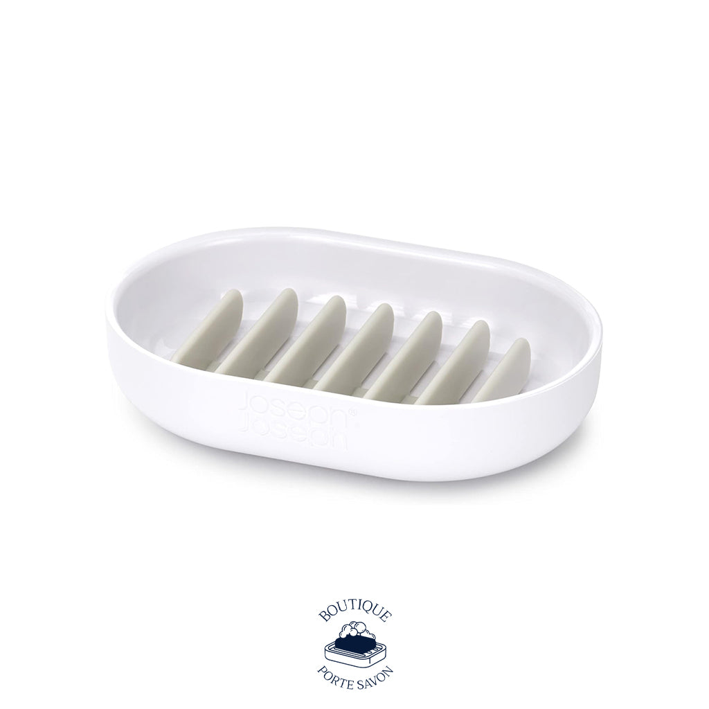 porte savon blanc