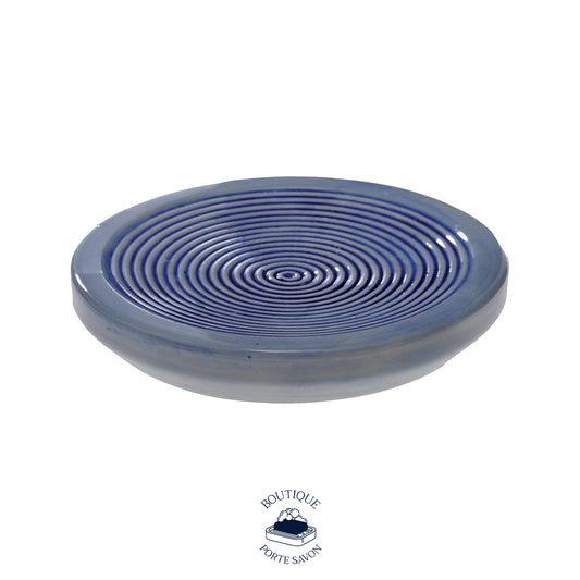 porte savon bleu