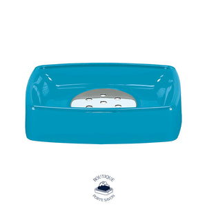 porte savon bleu turquoise