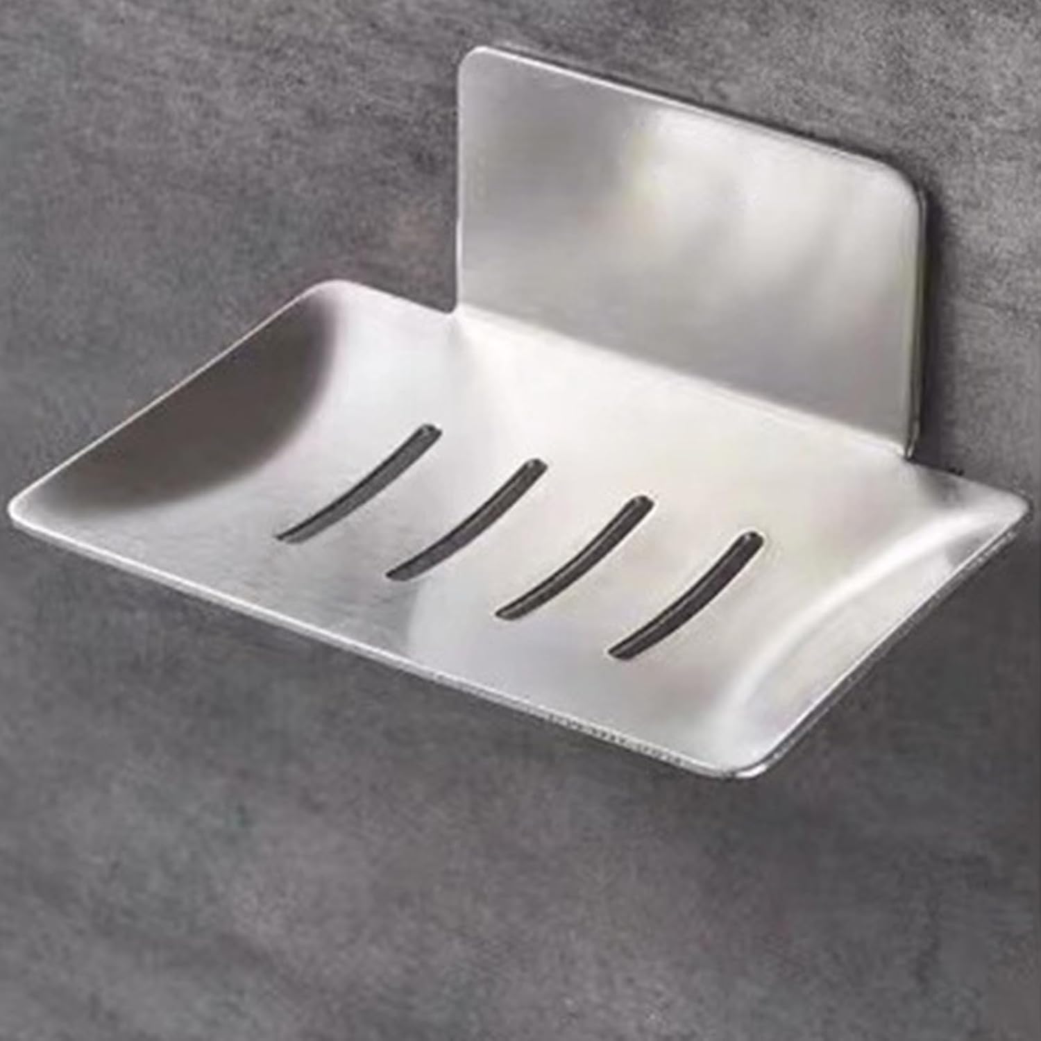 porte savon chrome mural inox