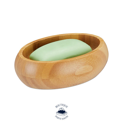 porte savon design bois