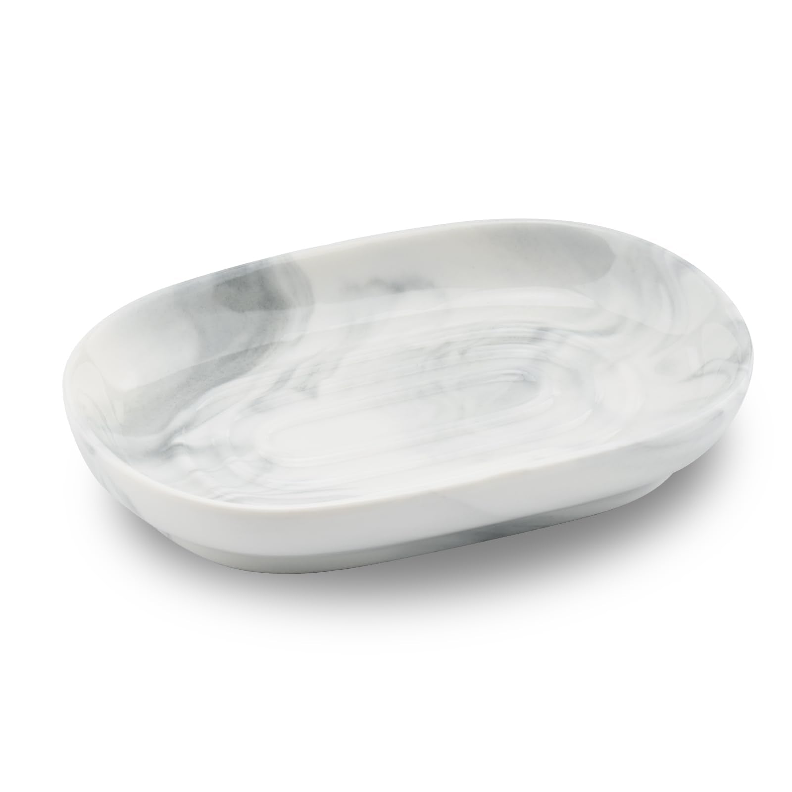 porte savon douche design blanc