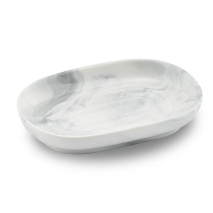 porte savon douche design blanc