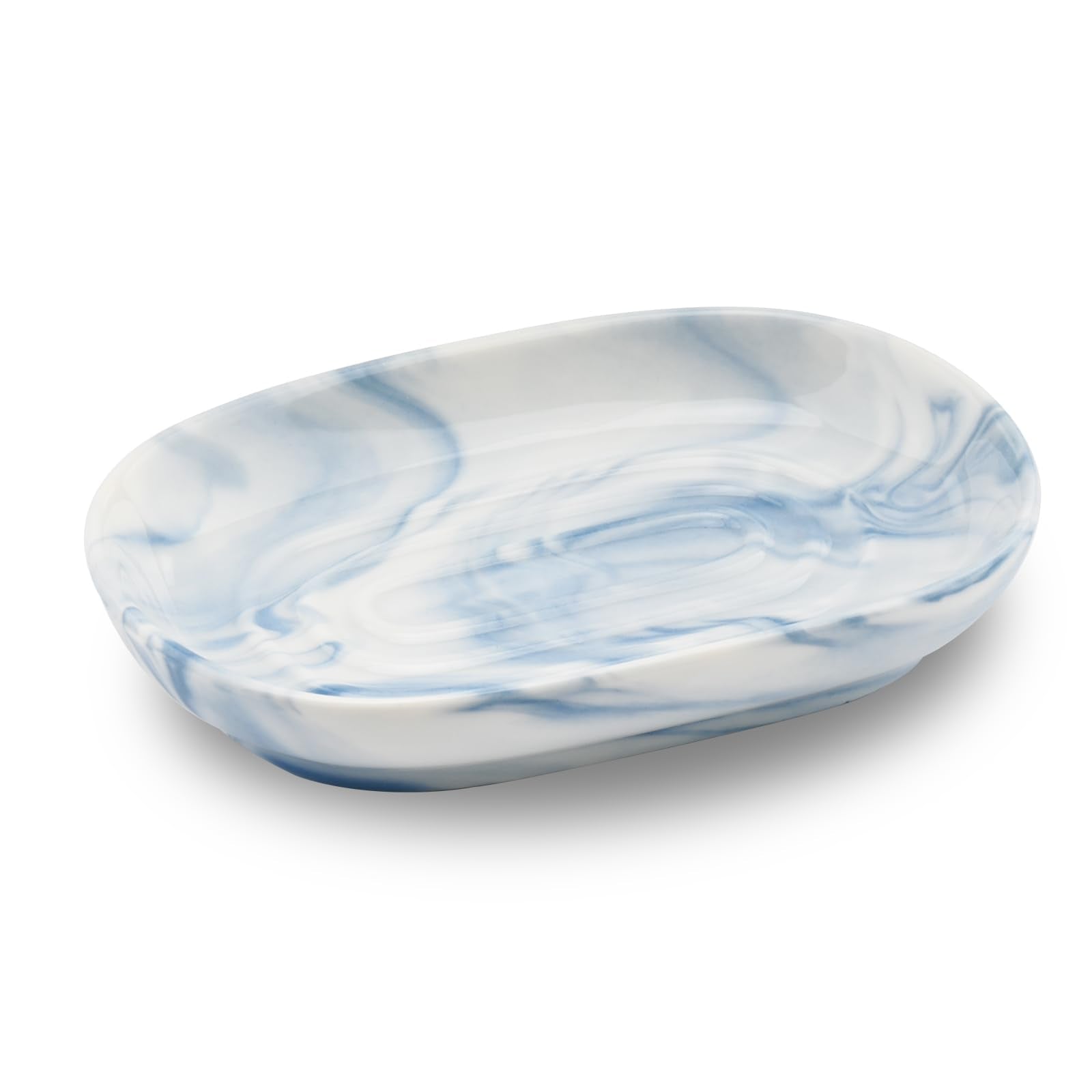 porte savon douche design bleu
