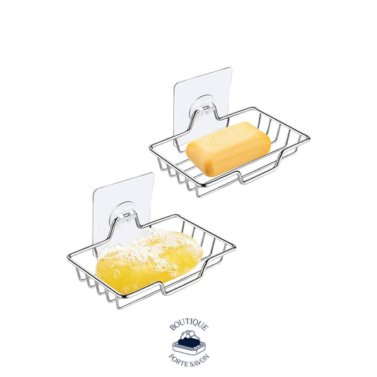 porte savon douche sans fixation double