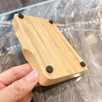 porte savon en bois artisanal salle de bain