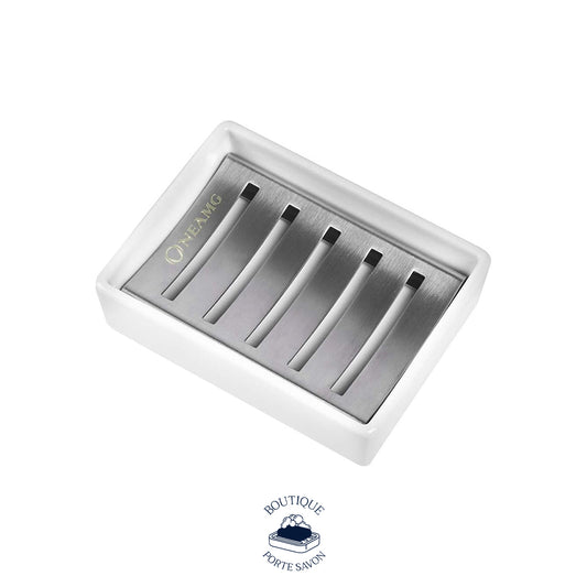 porte savon grille inox