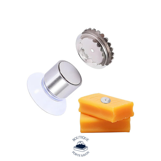 porte savon magnétique inox