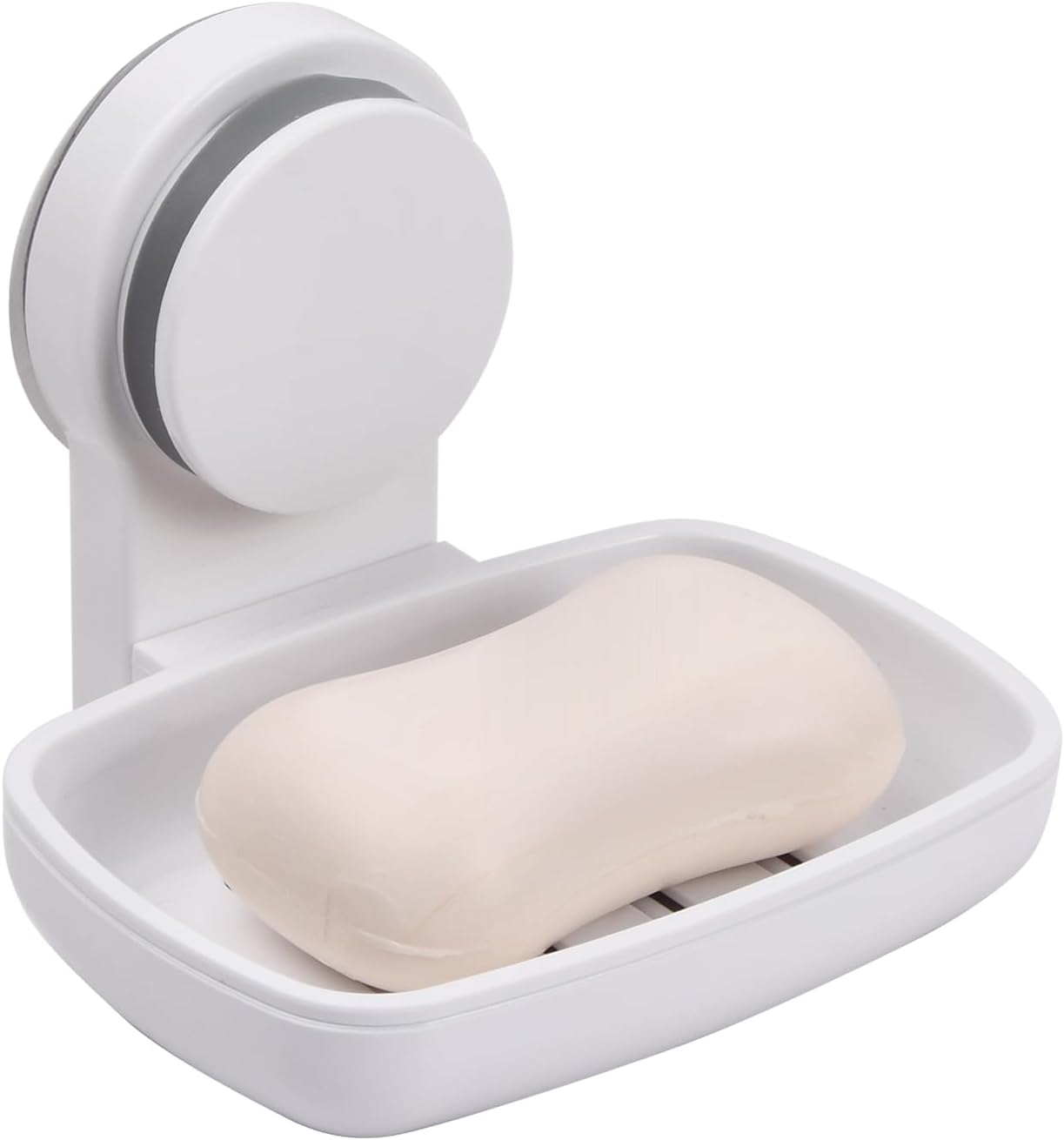 porte savon mural blanc douche