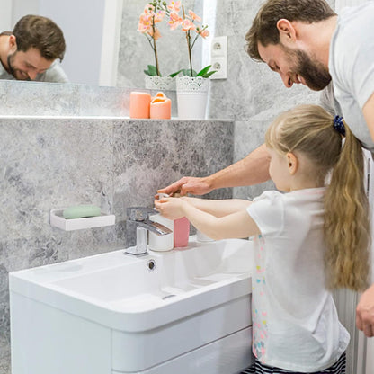 porte savon mural plastique salle de bain