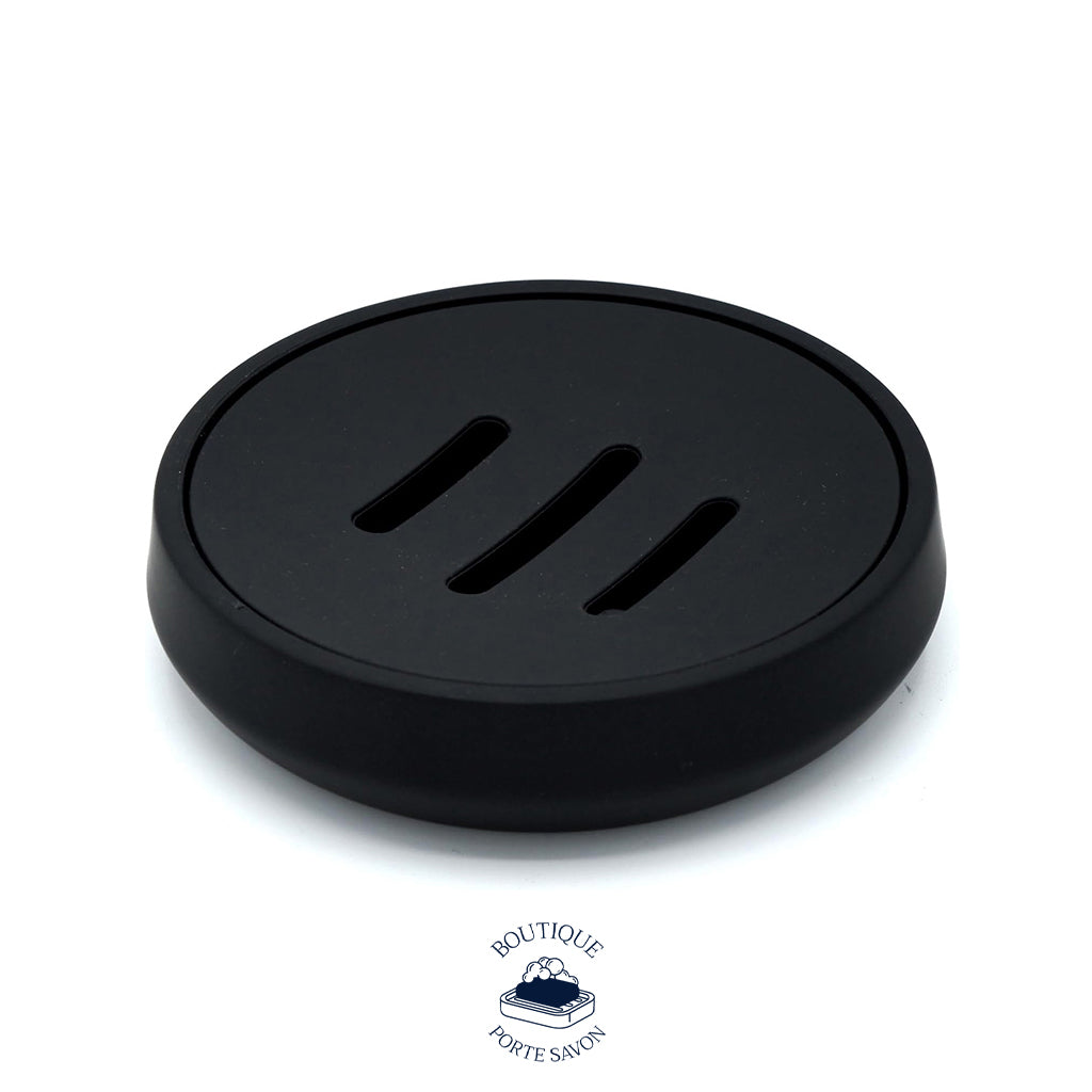 porte savon noir
