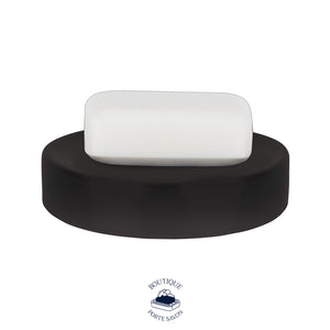 porte savon noir mat