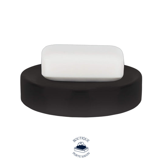 porte savon noir mat