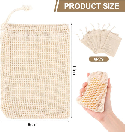porte savon tissu 8 pieces