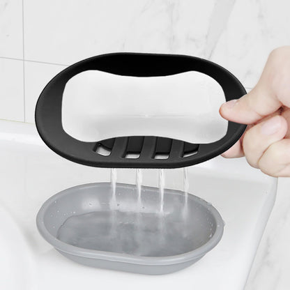 porte savon troue noir