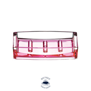 porte savon verre transparent